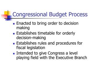 congressional budget office role