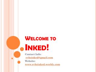 Welcome to Inked!