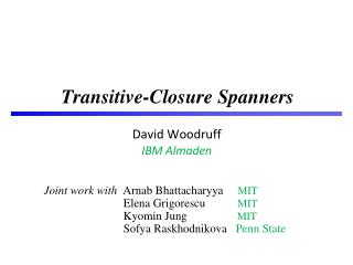 Transitive-Closure Spanners