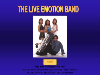 THE LIVE EMOTION BAND