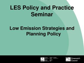 LES Policy and Practice Seminar