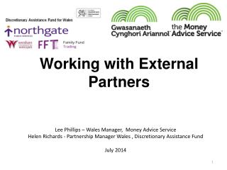 Working with External Partners