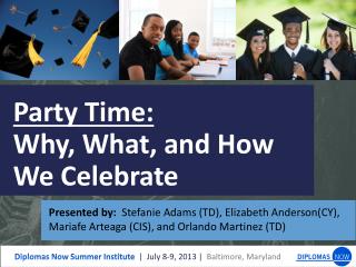 Party Time: Why, What, and How We Celebrate