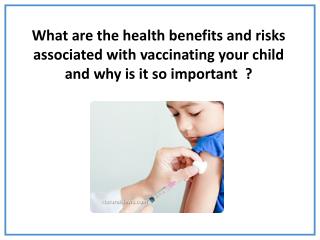 Immunisation is surrounded by misconceptions .