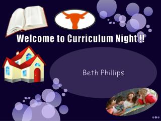 Welcome to Curriculum Night !!