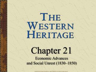 Chapter 21 Economic Advances and Social Unrest (1830–1850)
