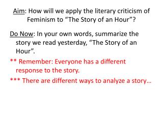 literary analysis essay for the story of an hour literary analysis essay for the story of an hour