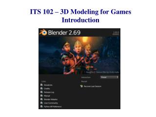 CSE 380 – Computer Game Programming Introduction
