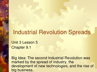 Industrial Revolution Spreads