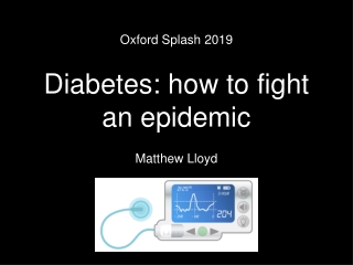 Diabetes: how to fight an epidemic