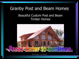 Granby Post and Beam Homes