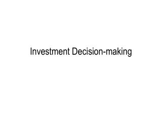 Investment Decision-making