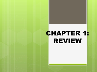 CHAPTER 1: REVIEW