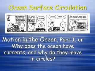 Ocean Surface Circulation