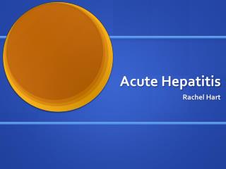 powerpoint presentation on hepatitis