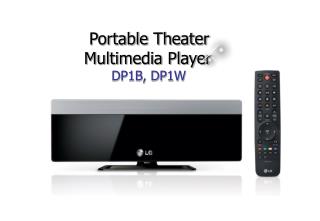 Portable Theater Multimedia Player DP1B, DP1W
