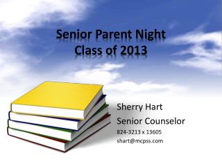 Senior Parent Night Class of 2013