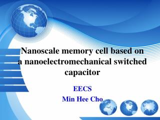 Nanoscale memory cell based on a nanoelectromechanical switched capacitor
