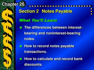 payable section notes