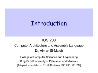 Introduction