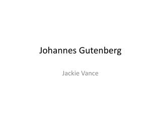 johannes gutenberg death