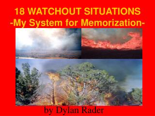 18 WATCHOUT SITUATIONS -My System for Memorization-