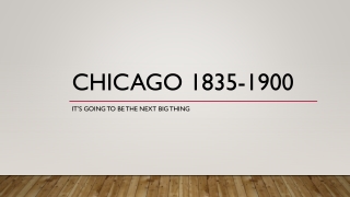 Chicago 1835-1900