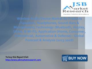 JSB Market Research: Wireless Audio Device Market
