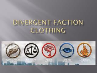 Divergent Faction Clothing