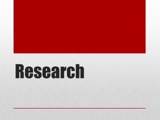 Research