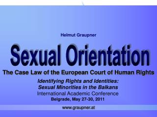 The Case Law of the European Court of Human Rights
