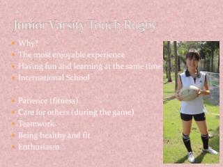 Junior Varsity Touch Rugby