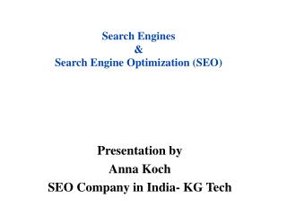 SEO Company in India