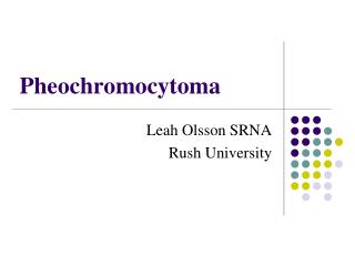 Pheochromocytoma