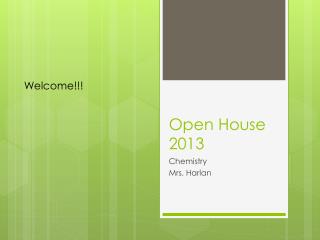 Open House 2013