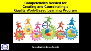 Competencies Needed for Creating and Coordinating a Quality Work-Based Learning Program