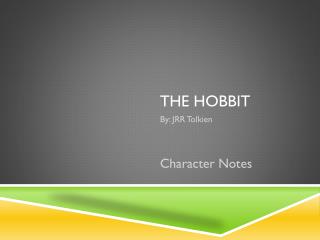 The Hobbit