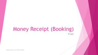 Money Receipt (Booking)
