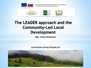 The LEADER approach and the Community-Led Local Development