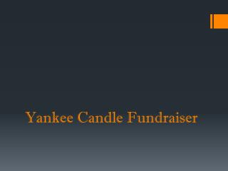 Yankee Candle Fundraiser