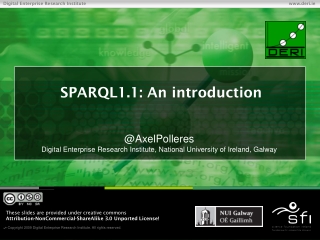 SPARQL1.1: An introduction