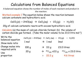 balance equation calculator