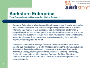 Aarkstore | Datomonitor