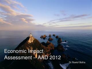 Economic Impact Assessment – AAD 2012