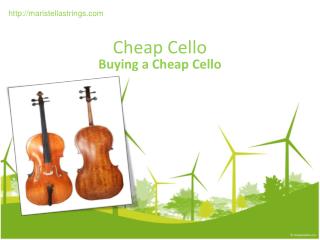 Cheap Cello – Buying a Cheap Cello