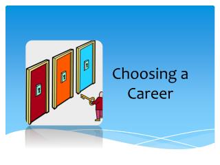 Choosing a career презентация