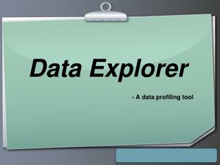 Data Explorer