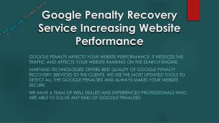 Effective Google Penalty Recovery Service-helps to bring bac