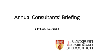 Annual Consultants’ Briefing