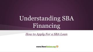 Understanding SBA Financing